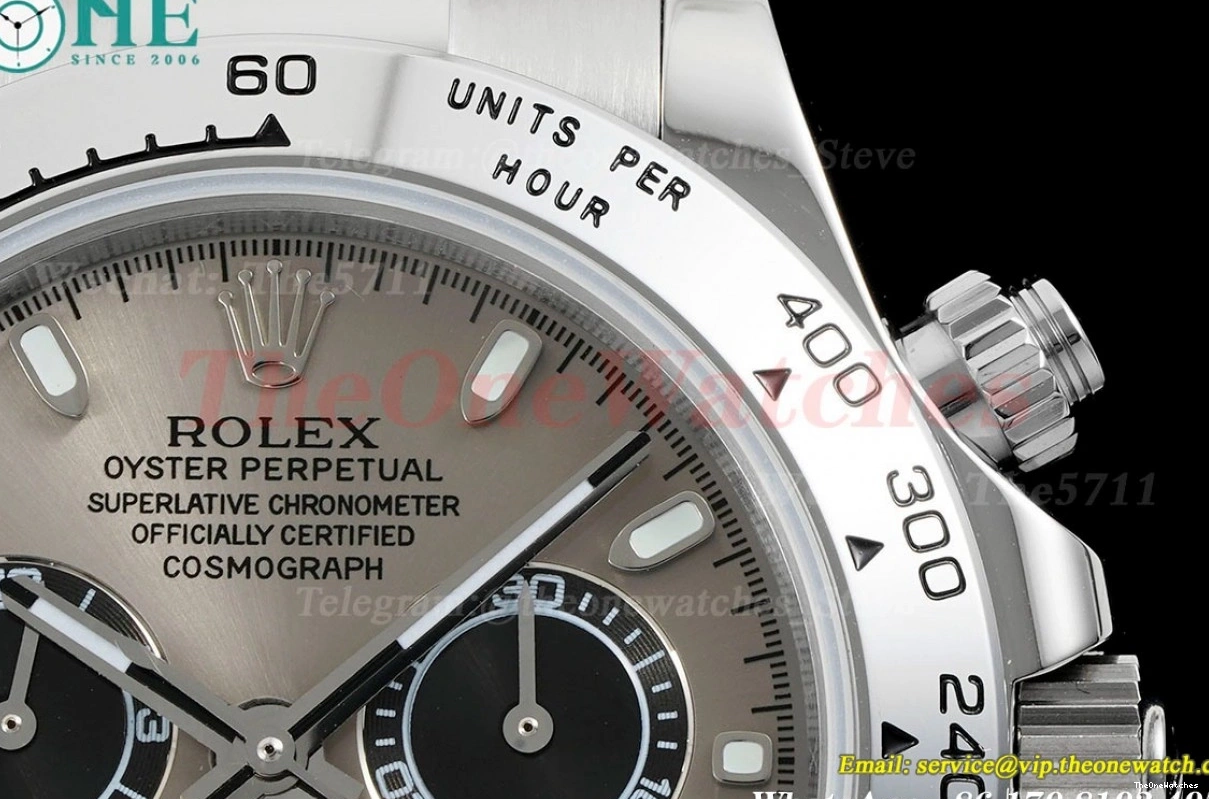 SS OMF SS 40mm 116509 Stk A7750 Daytona Grey 0228